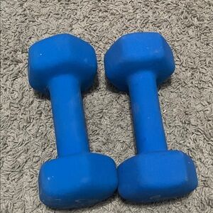 Kids Blue Dumbbell Set